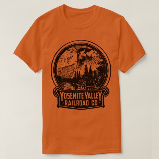 Yosemite Valley Railroad Co T-shirt (Design voorkant)