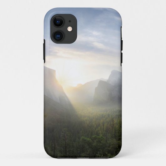 Yosemite Valley Sunrise van het inspiratiepunt Case-Mate iPhone Case (Achterkant)