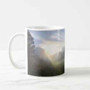 Yosemite Valley Sunrise van het inspiratiepunt Koffiemok