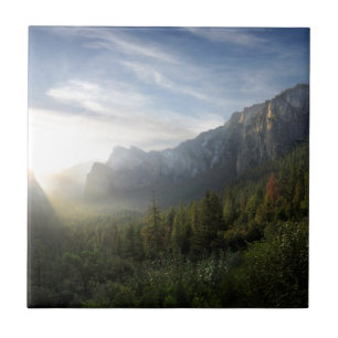 Yosemite Valley Sunrise van het inspiratiepunt Tegeltje
