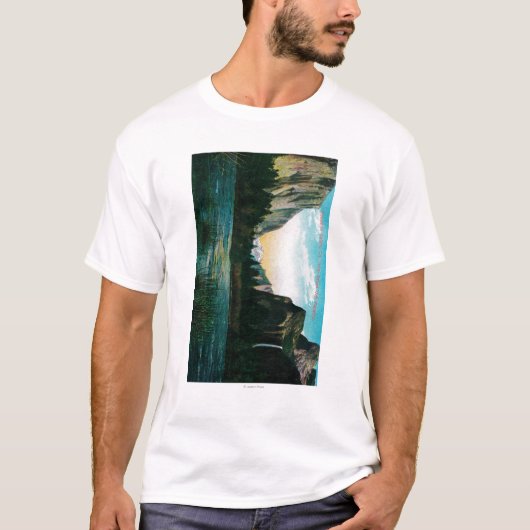 Yosemite Valley uit Bridal Veil Meadow T-shirt (Voorkant)