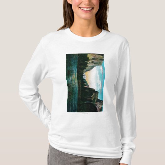 Yosemite Valley uit Bridal Veil Meadow T-shirt (Voorkant)