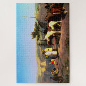 Yosemite Valley uit Glacier Point 1874 Legpuzzel (Verticaal)