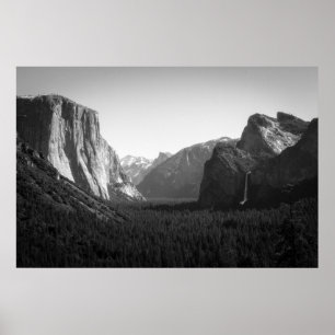 Yosemite Valley uit het Uitzicht van Tunnel Poster