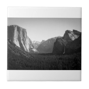 Yosemite Valley uit het Uitzicht van Tunnel Tegeltje