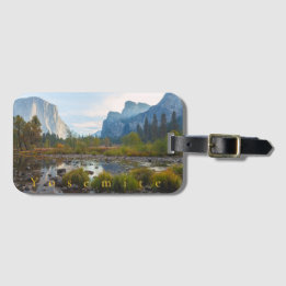 Yosemite Valley Uitzicht Bagagelabel