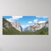 Yosemite Valley Uitzicht Poster (Voorkant)