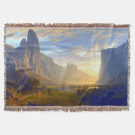 Yosemite Valley van boven gezien Albert Bierstadt Deken