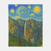 Yosemite Valley Yosemite National Park ala van Gog Fleece Deken (Voorkant)