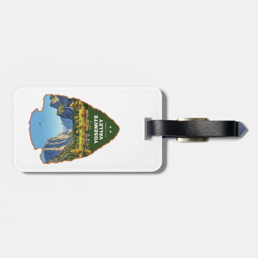 Yosemite Valley Yosemite National Park Arrowhead Bagagelabel (Achterkant horizontaal)