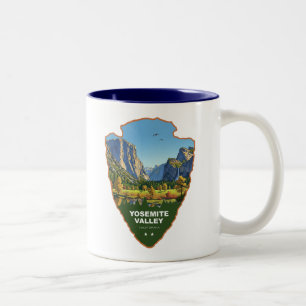 Yosemite Valley Yosemite National Park Arrowhead Tweekleurige Koffiemok