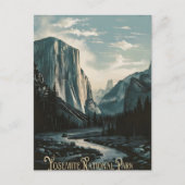Yosemite Valleys Serene Morning Briefkaart (Voorkant)