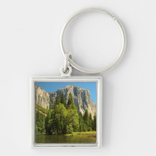 Yosemite Vanaf Valleibodem, Sierra-Nevada Sleutelhanger (Voorkant)