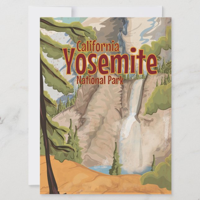 Yosemite Vintage Poster (Voorkant)
