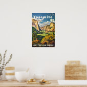 Yosemite vintage poster (Keuken)