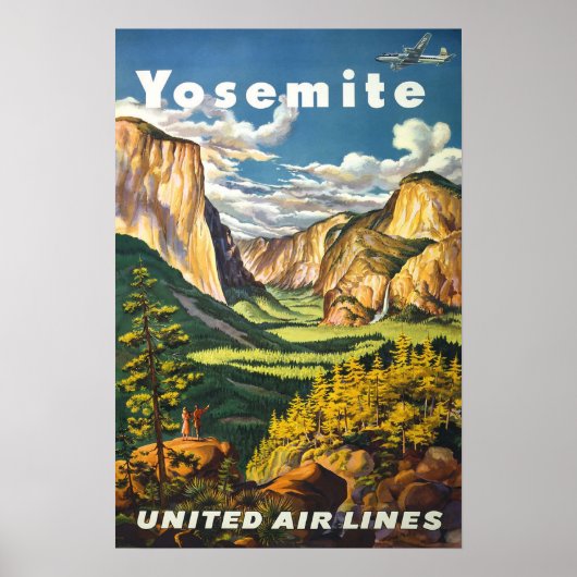 Yosemite vintage poster (Voorkant)