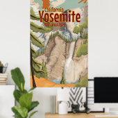 Yosemite Vintage Poster (Thuiskantoor)