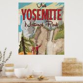 Yosemite Vintage Poster (Keuken)