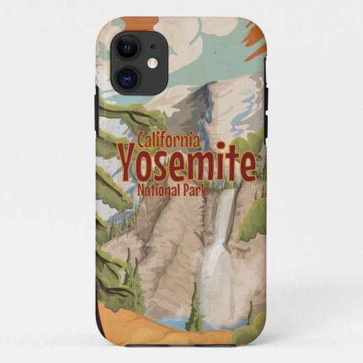 Yosemite Vintage Poster Case-Mate iPhone Case (Achterkant)