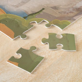 Yosemite Vintage Poster Legpuzzel (Zijkant)