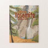 Yosemite Vintage Poster Legpuzzel (Verticaal)