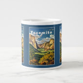 Yosemite Vintage Reisposter mokken (Voorkant)
