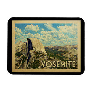 Yosemite Vintage Travel Magneet