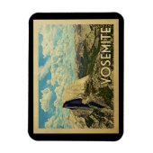 Yosemite Vintage Travel Magneet (Verticaal)