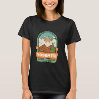 Yosemite waar de natuur het perfecte plaatje schil t-shirt