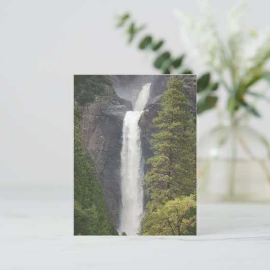 Yosemite Waterfall Briefkaart (Staand voorkant)