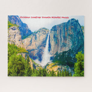 Yosemite Waterfall Nevada. Jigzaag Puzzle Legpuzzel