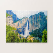 Yosemite Waterfall Nevada. Legpuzzel (Horizontaal)