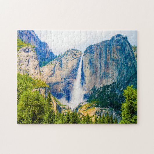 Yosemite Waterfall Nevada. Legpuzzel (Horizontaal)