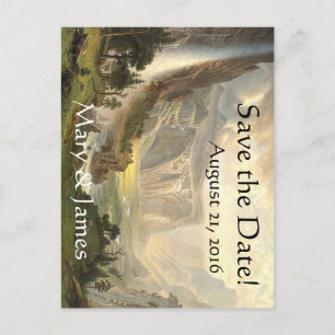 Yosemite Waterfall Vista Save the Date Briefkaart