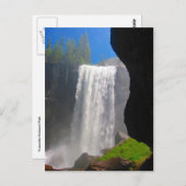 Yosemite waterval briefkaart (Voorkant / Achterkant)