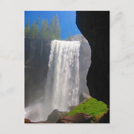 Yosemite waterval briefkaart (Voorkant)