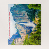 Yosemite-waterval Nevada. Legpuzzel (Verticaal)