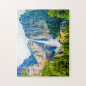 Yosemite-waterval Nevada. Legpuzzel (Verticaal)