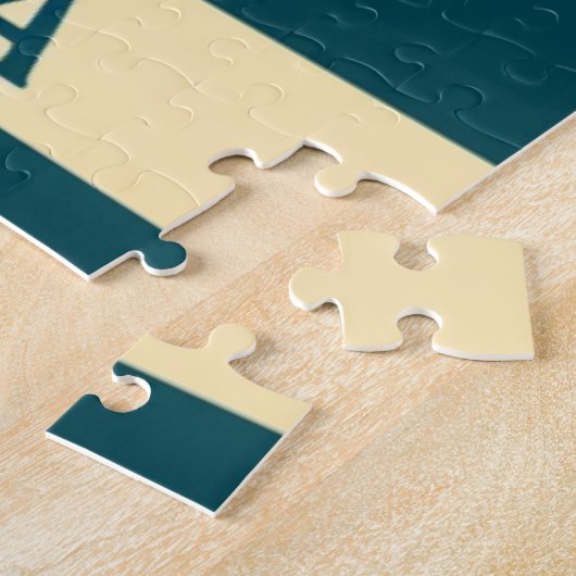 Yosemite Waterval  Retro Legpuzzel (Zijkant)