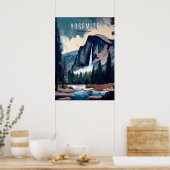 Yosemite Waterverf Poster (Keuken)