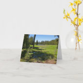 Yosemite-weide met vallende sterren kaart (Gele Bloem)