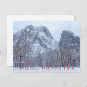 Yosemite Winter Briefkaart (Voorkant / Achterkant)