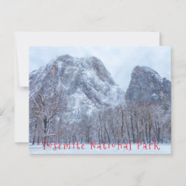 Yosemite Winter Briefkaart