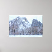 Yosemite Winter Canvas Afdruk (Voorkant)