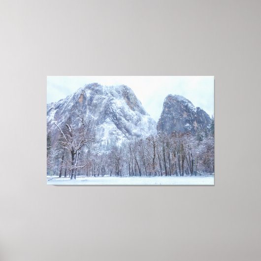Yosemite Winter Canvas Afdruk (Voorkant)