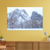 Yosemite Winter Canvas Afdruk (Insitu (Woonkamer))