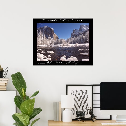 Yosemite Winter Poster (Thuiskantoor)