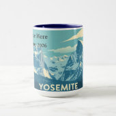 Yosemite Winter Retro: Half Dome & Besneeuwde Piek Mok (Midden)