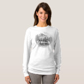 Yosemite's Half Dome in de winter met Yosemite Tek T-shirt (Voorkant volledig)