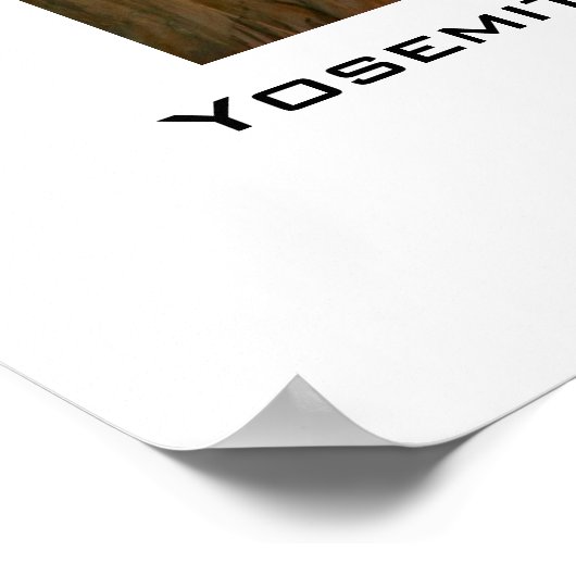 Yosemite's Natural Fire Herfst Poster (Hoek)